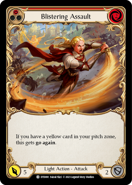 Blistering Assault - Red (DTD) #DTD091 [EN/N]