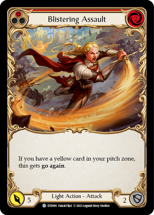 Blistering Assault - Red (DTD) #DTD091 [EN/N]