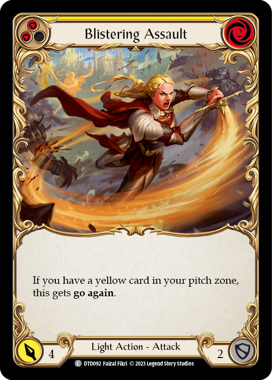 Blistering Assault - Yellow (DTD) #DTD092 [EN/N]