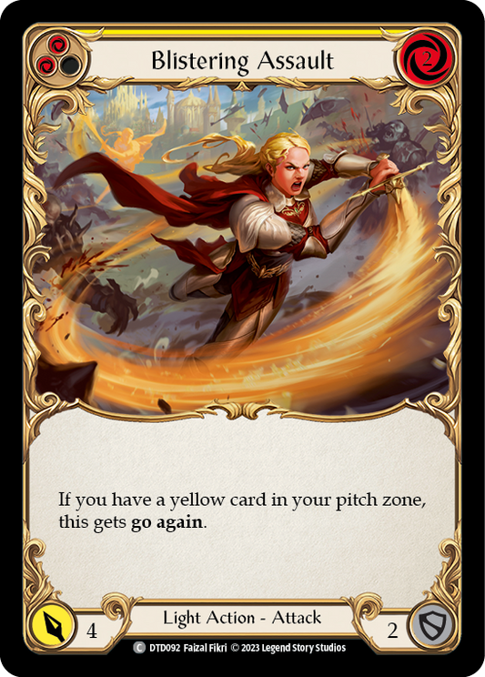 Blistering Assault - Yellow (DTD) #DTD092 [EN/N]