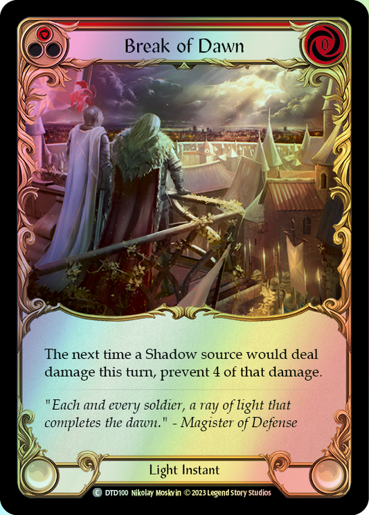 Break of Dawn - Red (DTD) #DTD100 [EN/F]