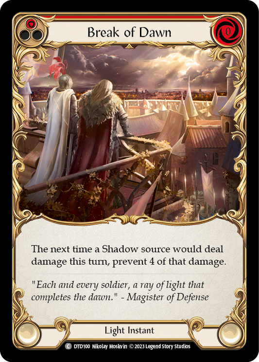 Break of Dawn - Red (DTD) #DTD100 [EN/N]