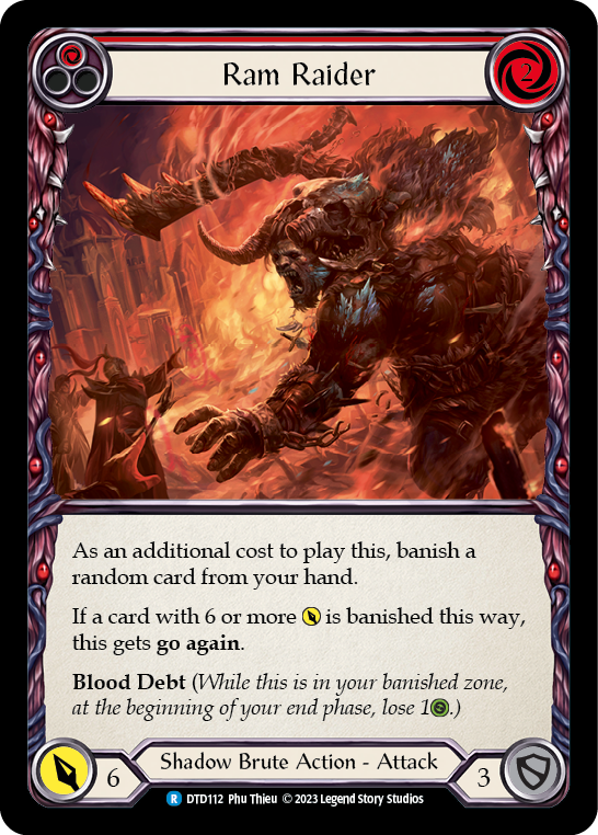 Ram Raider - Red (DTD) #DTD112 [EN/N]