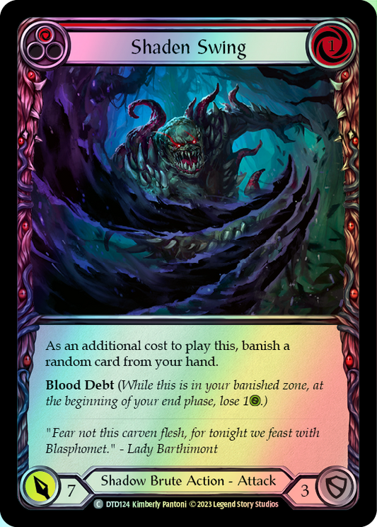 Shaden Swing - Red (DTD) #DTD124 [EN/F]