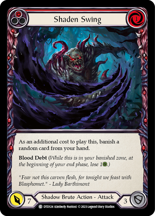 Shaden Swing - Red (DTD) #DTD124 [EN/N] s/o