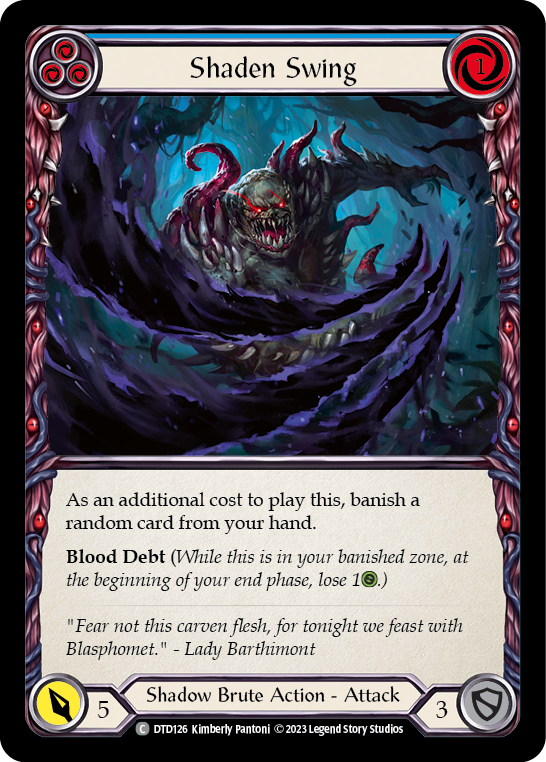 Shaden Swing - Blue (DTD) #DTD126 [EN/N]