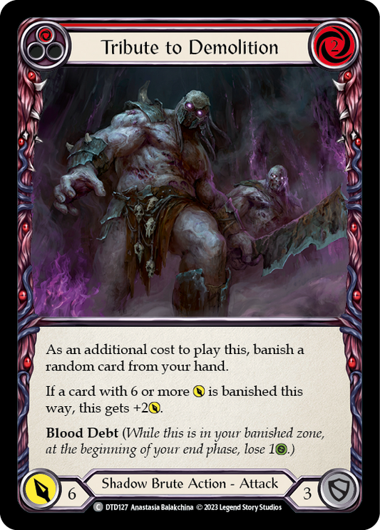 Tribute to Demolition - Red (DTD) #DTD127 [EN/N]