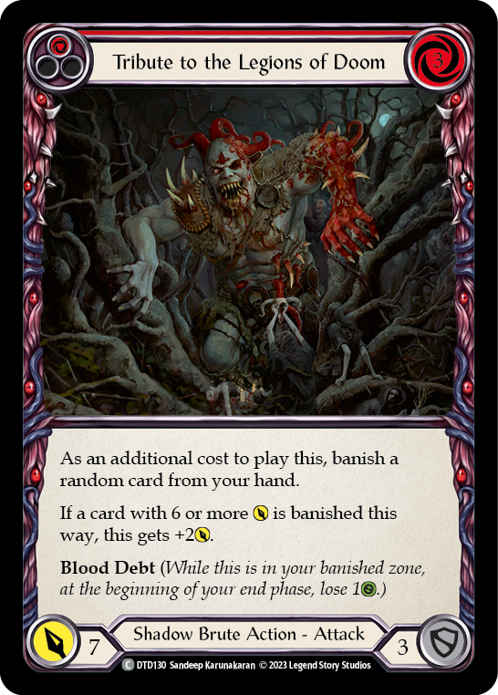 Tribute to the Legions of Doom - Red (DTD) #DTD130 [EN/N]