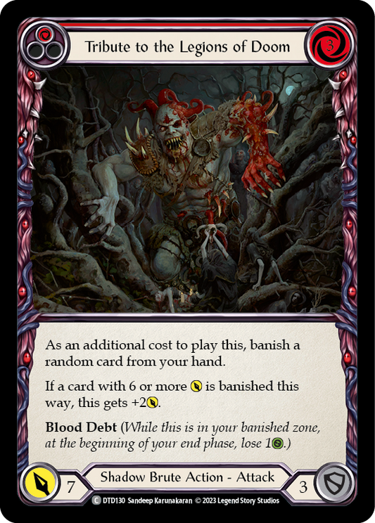 Tribute to the Legions of Doom - Red (DTD) #DTD130 [EN/N]