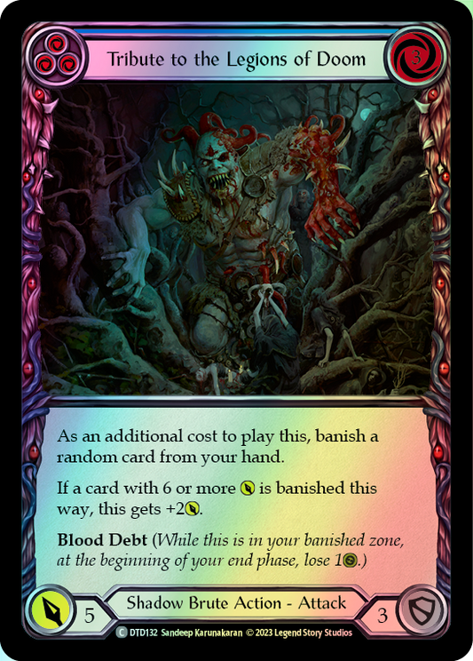 Tribute to the Legions of Doom - Blue (DTD) #DTD132 [EN/F]