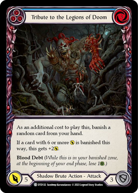 Tribute to the Legions of Doom - Blue (DTD) #DTD132 [EN/N]