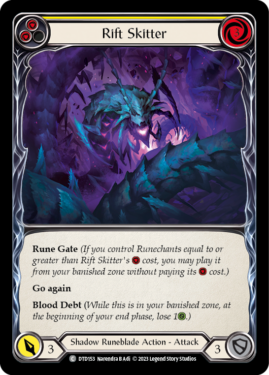 Rift Skitter - Yellow (DTD) #DTD153 [EN/N]