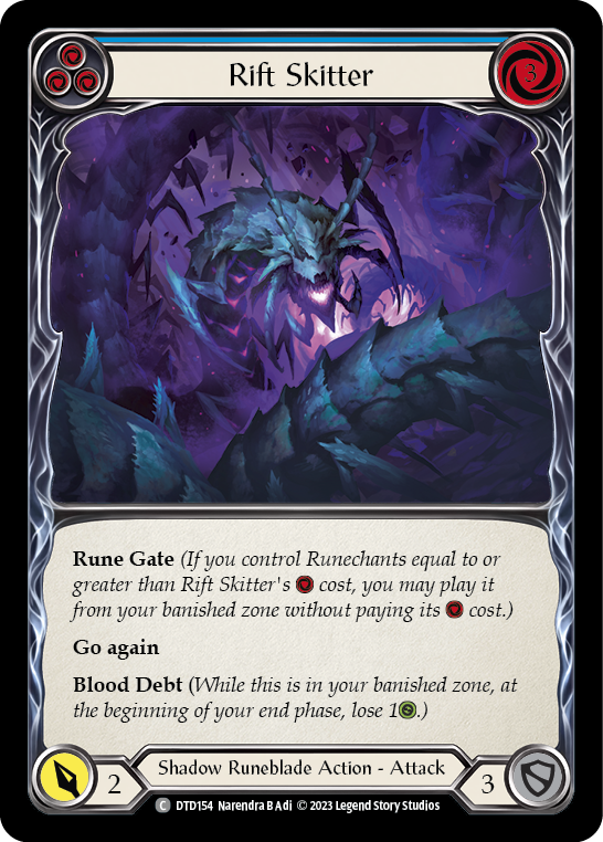Rift Skitter - Blue (DTD) #DTD154 [EN/N]