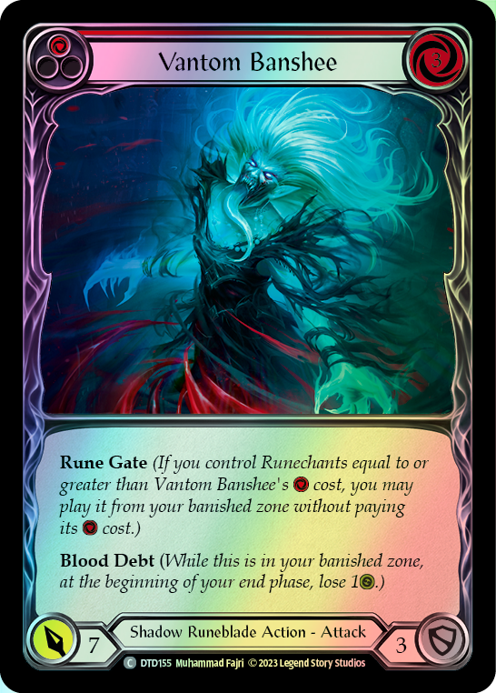 Vantom Banshee - Red (DTD) #DTD155 [EN/F]