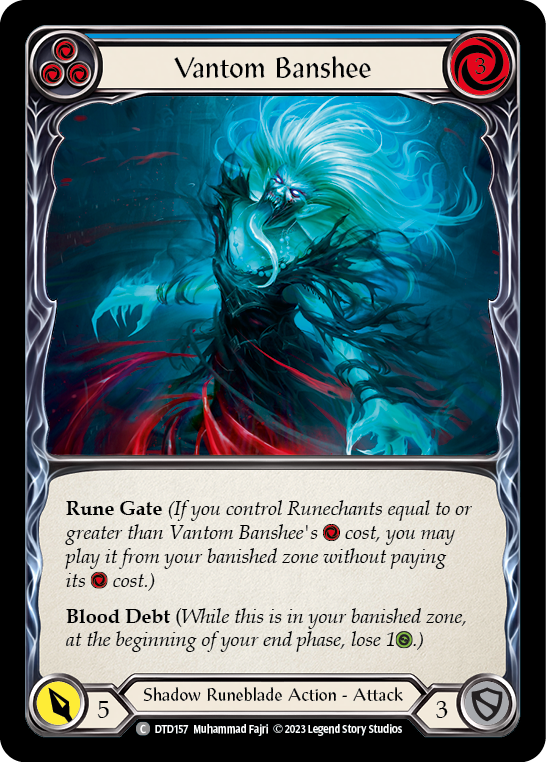Vantom Banshee - Blue (DTD) #DTD157 [EN/N]