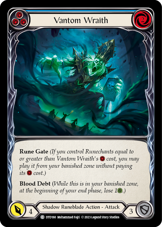Vantom Wraith - Blue (DTD) #DTD160 [EN/N]