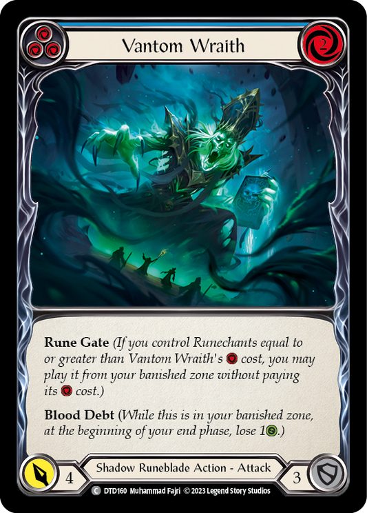 Vantom Wraith - Blue (DTD) #DTD160 [EN/N]