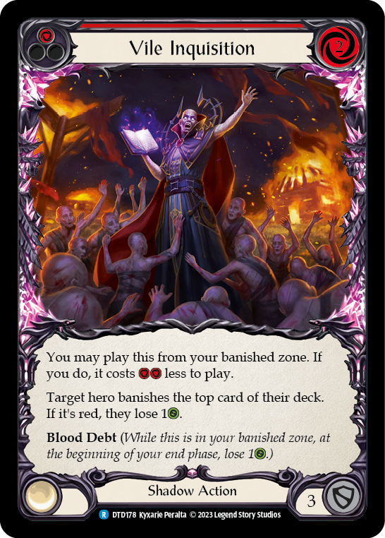 Vile Inquisition - Red (DTD) #DTD178 [EN/N]
