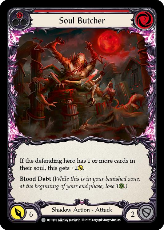 Soul Butcher - Red (DTD) #DTD181 [EN/N]