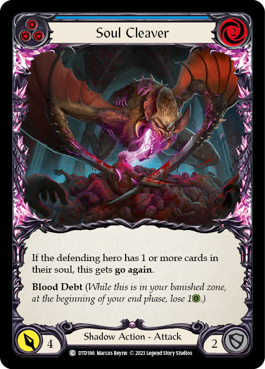 Soul Cleaver - Blue (DTD) #DTD186 [EN/N]