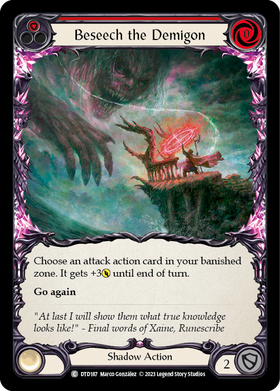 Beseech the Demigon - Red (DTD) #DTD187 [EN/N]