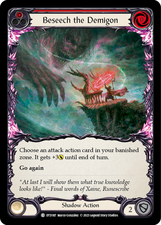 Beseech the Demigon - Red (DTD) #DTD187 [EN/N]