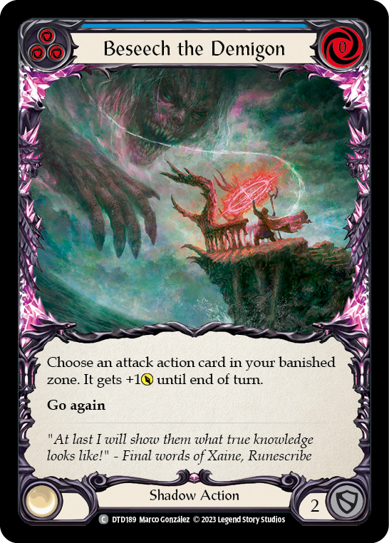 Beseech the Demigon - Blue (DTD) #DTD189 [EN/N]