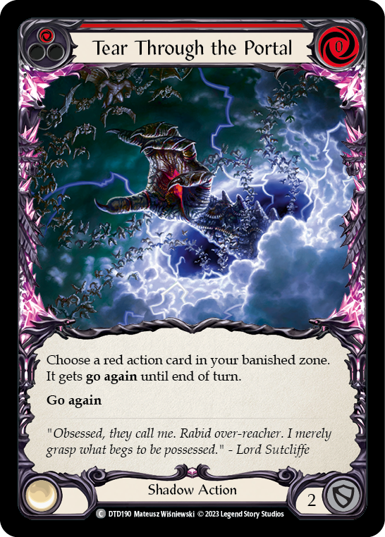 Tear Through the Portal - Red (DTD) #DTD190 [EN/N]