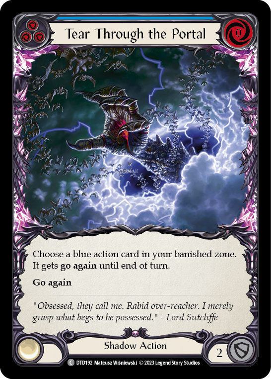 Tear Through the Portal - Blue (DTD) #DTD192 [EN/N]