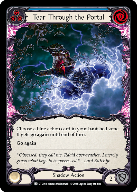 Tear Through the Portal - Blue (DTD) #DTD192 [EN/N]