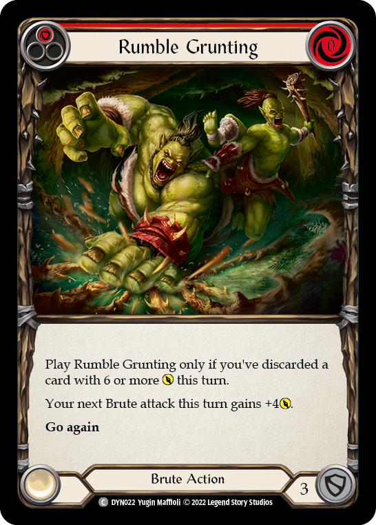Rumble Grunting - Red (DYN) #DYN022 [EN/N]