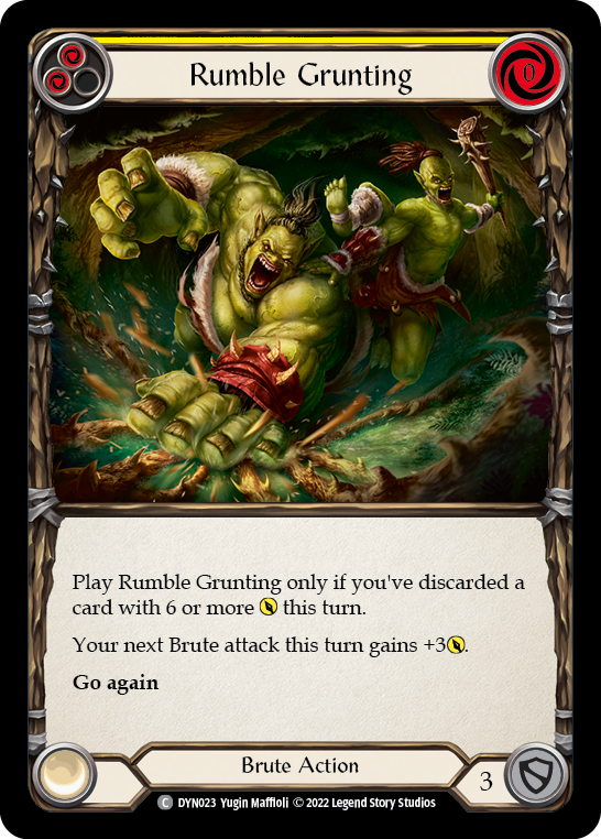 Rumble Grunting - Yellow (DYN) #DYN023 [EN/N]