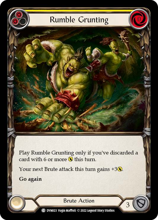 Rumble Grunting - Yellow (DYN) #DYN023 [EN/N]