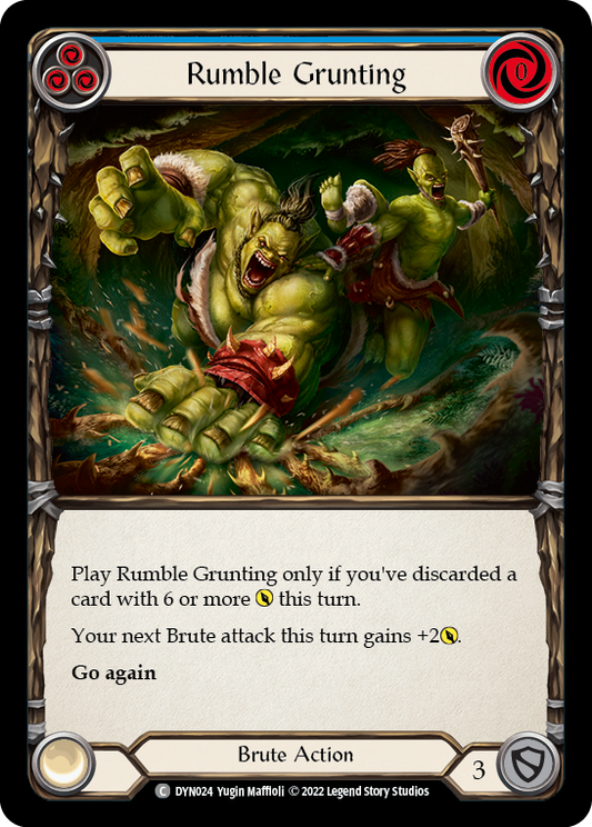 Rumble Grunting - Blue (DYN) #DYN024 [EN/N]