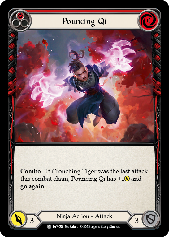 Pouncing Qi - Red (DYN) #DYN056 [EN/N]