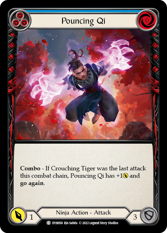 Pouncing Qi - Blue (DYN) #DYN058 [EN/N]