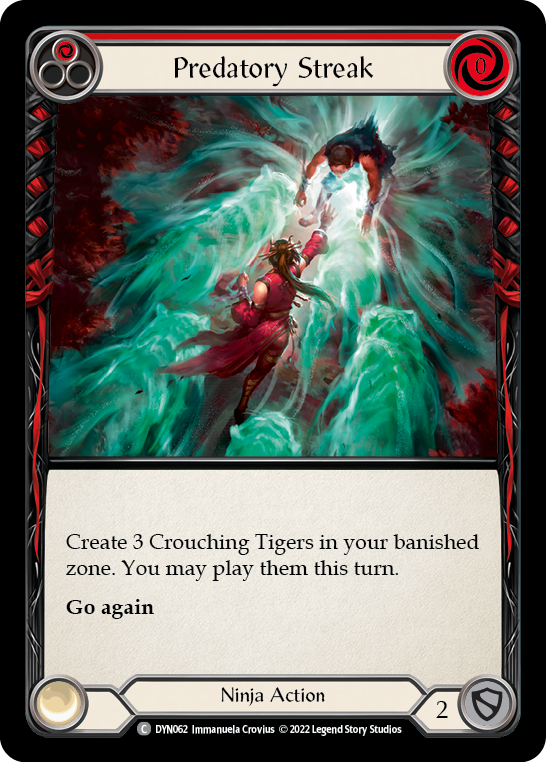 Predatory Streak - Red (DYN) #DYN062 [EN/N]