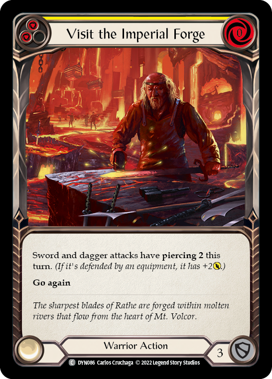 Visit the Imperial Forge - Yellow (DYN) #DYN086 [EN/N]