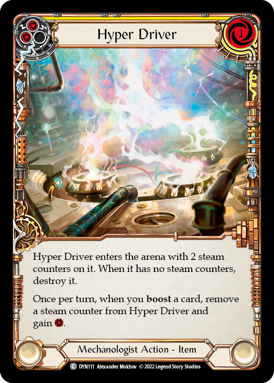 Hyper Driver - Yellow (DYN) #DYN111 [EN/N]