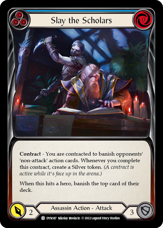 Slay the Scholars - Blue (DYN) #DYN147 [EN/N]
