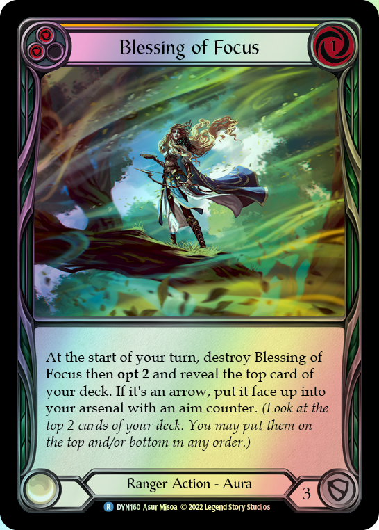 Blessing of Focus - Yellow (DYN) #DYN160 [EN/F]