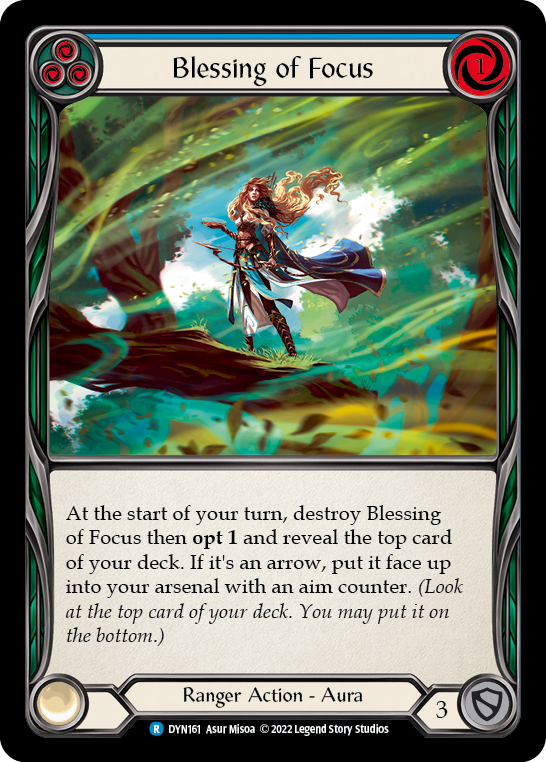 Blessing of Focus - Blue (DYN) #DYN161 [EN/N]