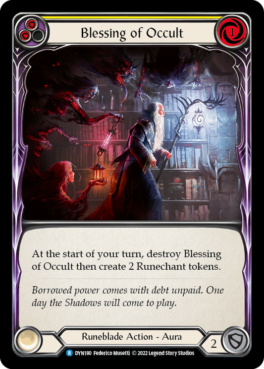 Blessing of Occult - Yellow (DYN) #DYN180 [EN/N]