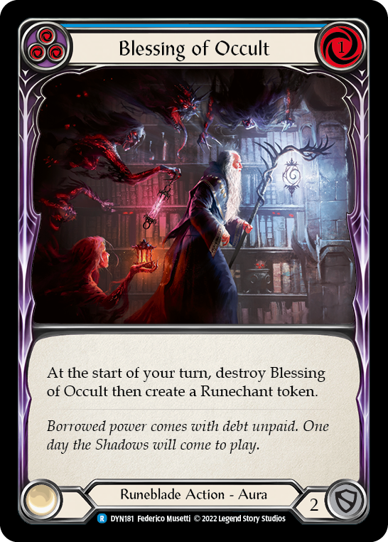 Blessing of Occult - Blue (DYN) #DYN181 [EN/N]