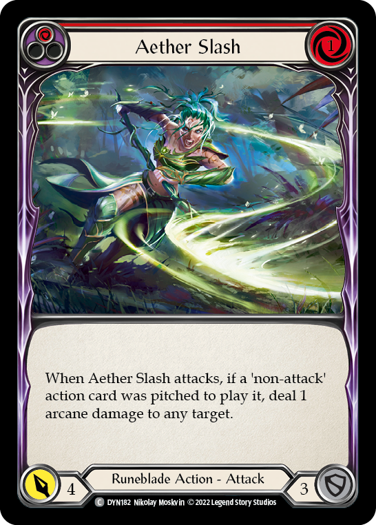 Aether Slash - Red (DYN) #DYN182 [EN/N]