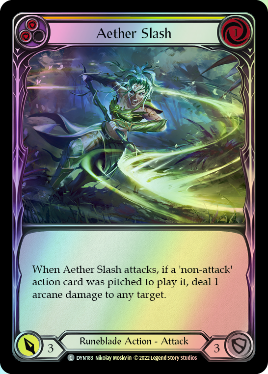 Aether Slash - Yellow (DYN) #DYN183 [EN/F]