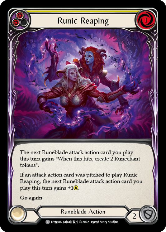 Runic Reaping - Yellow (DYN) #DYN186 [EN/N]