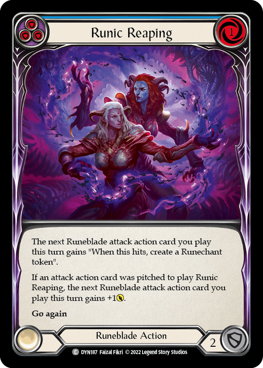 Runic Reaping - Blue (DYN) #DYN187 [EN/N]