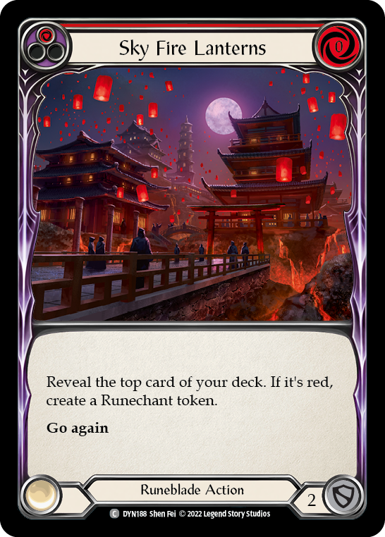 Sky Fire Lanterns - Red (DYN) #DYN188 [EN/N] s/o