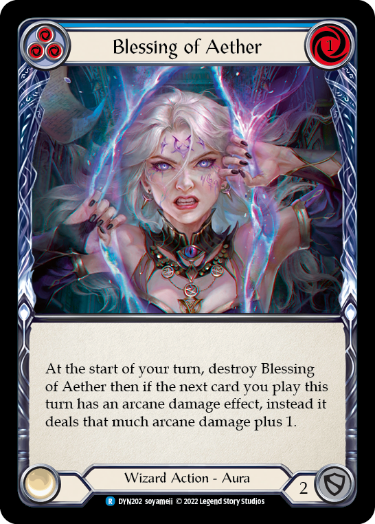 Blessing of Aether - Blue (DYN) #DYN202 [EN/N] s/o